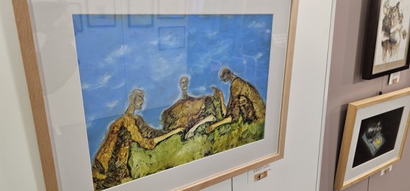 Yeşim ve Ömer Yaprakkıran’ın resimleri Neu-İsenburg GRUPPE 75 sergisinde