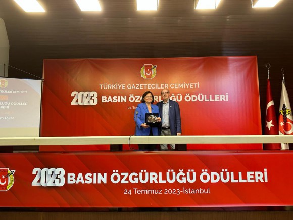 TÜRKİYE'DE 2023 BASIN ÖZGÜRLÜĞÜ ÖDÜLLERİ SAHİPLERİNİ BULDU