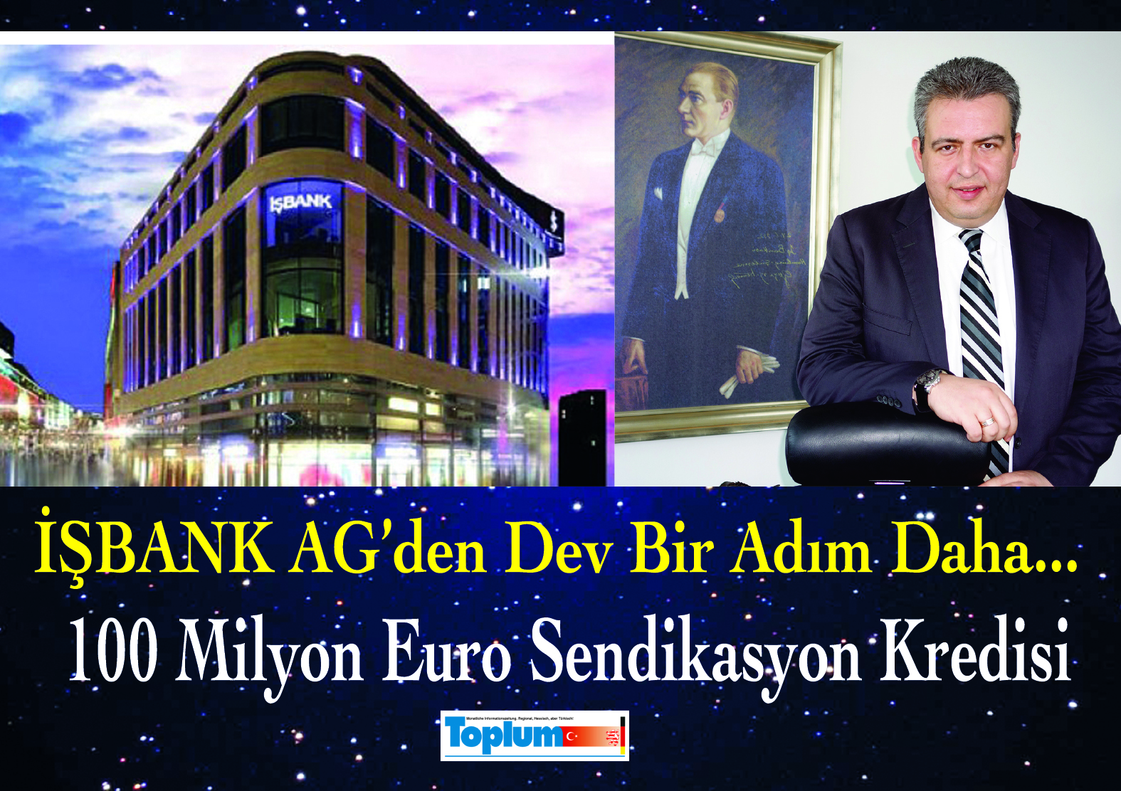 İŞBANK AG’ye 100 milyon Euro Sendikasyon Kredisi